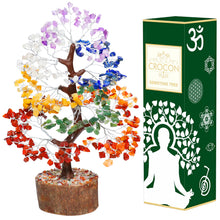 Load image into Gallery viewer, Seven Chakra Crystal Tree, A Gift for Men and Women, Crystal Tree of Life