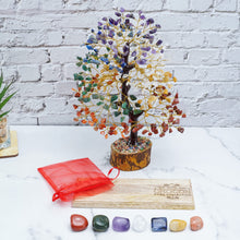 Load image into Gallery viewer, Seven Chakra Crystal Tree, A Gift for Men and Women, Crystal Tree of Life