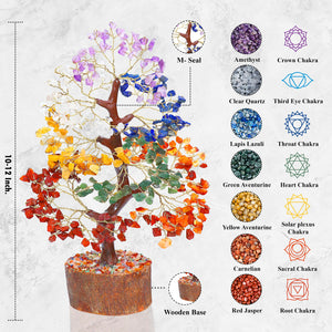 Seven Chakra Crystal Tree, A Gift for Men and Women, Crystal Tree of Life