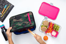 Load image into Gallery viewer, PackIt Freezable Classic Lunch Box, Black, Built with EcoFreeze® Technology, Collapsible, Reusable, Zip Closure With Zip Front Pocket and Buckle Handle, Designed for Fresh Lunches