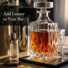 Load image into Gallery viewer, Elegant Design Whiskey Decanter Globe Set for Men with 4 Glasses, The Best Gift For Him, Valentine&#39;s Day Gift