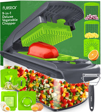 Load image into Gallery viewer, Fullstar Vegetable Chopper - Food Chopper - Onion Chopper - Vegetable Slicer &amp; Spiralizer - Veggie Chopper with Container - Kitchen Gadgets - Home Essentials - Kitchen Accessories