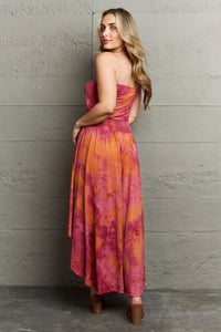 Ninexis In The Mix Sleeveless High Low Tie Dye Dress- SALE!