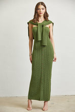 Load image into Gallery viewer, Knitted Shawl Maxi Dress For Women