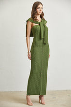 Load image into Gallery viewer, Knitted Shawl Maxi Dress For Women