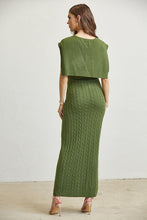 Load image into Gallery viewer, Knitted Shawl Maxi Dress For Women