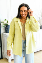 Load image into Gallery viewer, Daydreams Shacket in Yellow, Lightweight Woven Jacket for Women