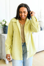 Load image into Gallery viewer, Daydreams Shacket in Yellow, Lightweight Woven Jacket for Women