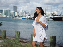 Load image into Gallery viewer, DEL CARMEN DRESS/COVER-UP (White, Gray, Blue, Black) for Women