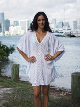 Load image into Gallery viewer, DEL CARMEN DRESS/COVER-UP (White, Gray, Blue, Black) for Women