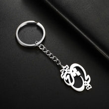 Load image into Gallery viewer, Stylish Minimalist Stainless Steel Keychain - The Word Nothing in the Farsi Language