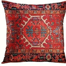 Load image into Gallery viewer, Vintage-Inspired Double-Sided Soft Throw Pillow Covers - 18x18 Inches Decorative Sofa Cushions with Retro Bohemian Design in 4 Styles