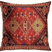 Load image into Gallery viewer, Vintage-Inspired Double-Sided Soft Throw Pillow Covers - 18x18 Inches Decorative Sofa Cushions with Retro Bohemian Design in 4 Styles