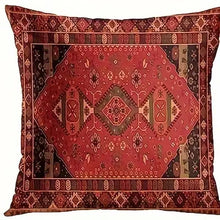 Load image into Gallery viewer, Vintage-Inspired Double-Sided Soft Throw Pillow Covers - 18x18 Inches Decorative Sofa Cushions with Retro Bohemian Design in 4 Styles