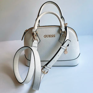 GUESS Women's Everlee Mini Top Zip Crossbody