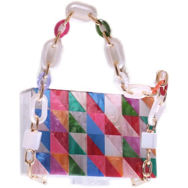 Fashion Wallet Women Acrylic Cute Evening Clutch Handbag for Woman