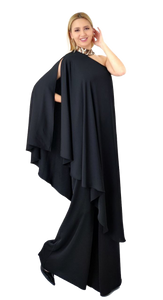 Black Jumpsuit, Girls/Women's Evening Dress - Ladies Long Dress