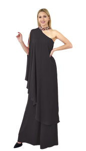 Black Jumpsuit, Girls/Women's Evening Dress - Ladies Long Dress