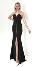 Load image into Gallery viewer, Black Night Dress, Girls/Women&#39;s Evening Dress - Ladies Long Dress