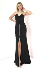 Load image into Gallery viewer, Black Night Dress, Girls/Women&#39;s Evening Dress - Ladies Long Dress