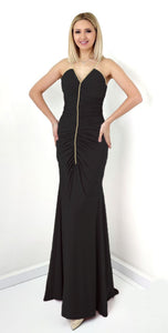 Black Night Dress, Girls/Women's Evening Dress - Ladies Long Dress