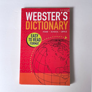 Webster's Dictionary of English - Home, School, Office - Paperback Book