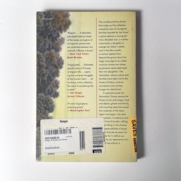 Hunger, A Novella And Stories by Lan Samantha Chang - Paperback
