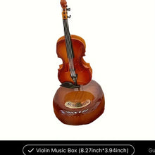 Load image into Gallery viewer, Beautiful Rotating Music Box - Decorative Violin for Your Home or Office