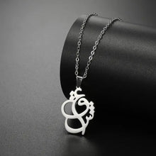 Load image into Gallery viewer, Eshgh (Love) Calligraphy Pendant Necklace, Men&#39;s And Women&#39;s Stainless Steel Necklace Accessories