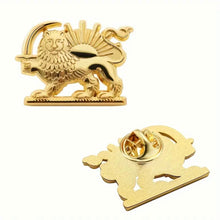 Load image into Gallery viewer, Lion Brooch, Metal Lion Sun And Crown Pin Series Souvenir Gift, Suitable For Friend And Family