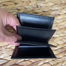 Load image into Gallery viewer, Handmade Genuine Leather Wallet – The Ultimate Official Gift for Men &amp; Women - Black