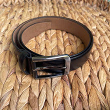 Load image into Gallery viewer, Handmade Real Leather Belt – The Ultimate Official Gift for Men- Black