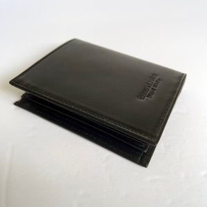 Handmade Genuine Leather Wallet – The Ultimate Official Gift for Men & Women - Black