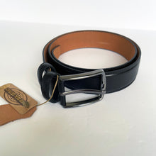 Load image into Gallery viewer, Handmade Genuine Leather Belt – The Ultimate Official Gift for Men- Black