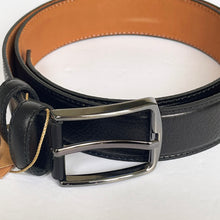 Load image into Gallery viewer, Handmade Genuine Leather Belt – The Ultimate Official Gift for Men- Black