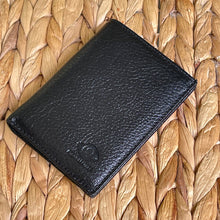 Load image into Gallery viewer, Handmade Real Leather Wallet – The Ultimate Official Gift for Men and Women - Black