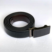 Load image into Gallery viewer, Handmade Leather Belt – The Ultimate Official Gift for Men - Black - Style 1