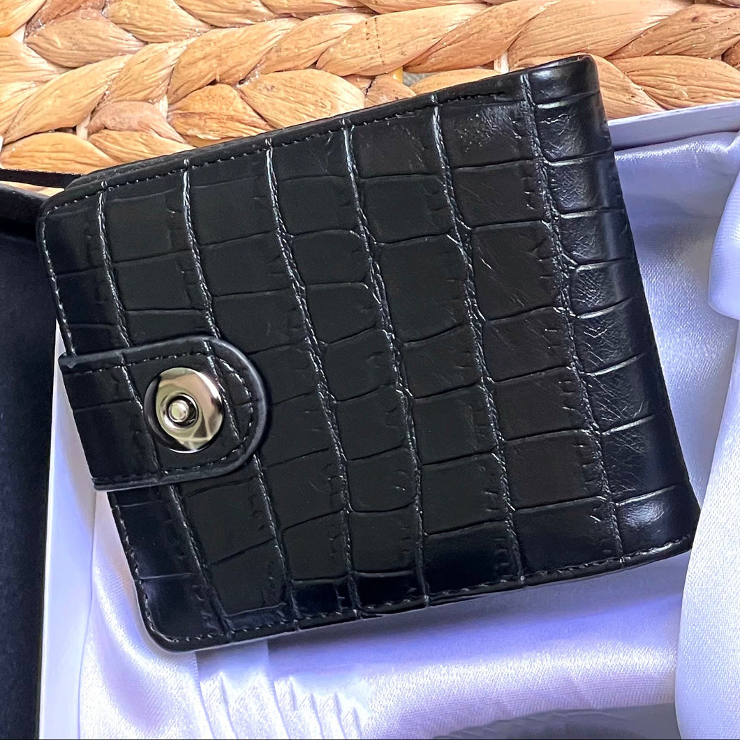 Handmade Best Quality Leather Wallet – The Ultimate Official Gift for Women & Men - Black