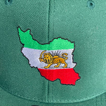 Load image into Gallery viewer, Unisex Sports Hat With an Embroidery of the Map and Imperial Flag (Lion &amp; Sun)- in 3 Colors