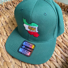 Load image into Gallery viewer, Unisex Sports Hat With an Embroidery of the Map and Imperial Flag (Lion &amp; Sun)- in 3 Colors