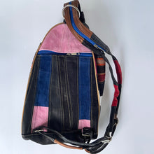 Load image into Gallery viewer, Unisex Leather Bag Pack for Children and Young Students with a Woven Special Pattern