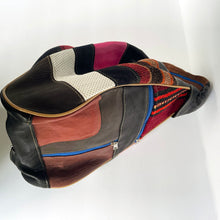 Load image into Gallery viewer, Unisex Leather Bag Pack for Children and Young Students with a Woven Special Pattern