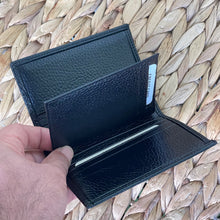 Load image into Gallery viewer, Handmade Real Leather Wallet – The Ultimate Official Gift for Men and Women - Black