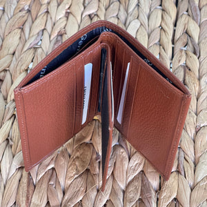 Handmade Genuine Leather Wallet – The Ultimate Official Gift for Women & Men - Light Brown