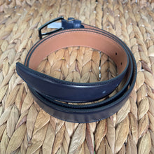 Load image into Gallery viewer, Handmade Genuine Leather Belt , Plain – The Ultimate Official Gift for Men- Color: Dark Blue