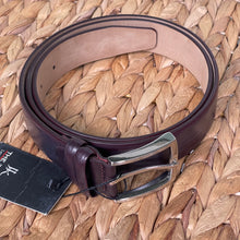 Load image into Gallery viewer, Handmade Genuine Leather Belt – The Ultimate Official Gift for Men- Color: Chocolate