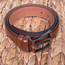 Load image into Gallery viewer, Handmade Genuine Leather Belt – The Ultimate Official Gift for Men- Color: Brown