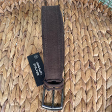 Load image into Gallery viewer, Handmade Genuine Suede Belt – The Ultimate Official Gift for Men- Color: Brown