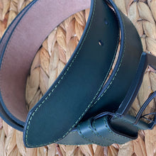 Load image into Gallery viewer, Handmade Leather Belt – The Ultimate Official Gift for Men and Women - Color: Laguna