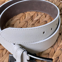 Load image into Gallery viewer, Handmade Leather Belt – The Ultimate Official Gift for Women &amp; Men - Color: White